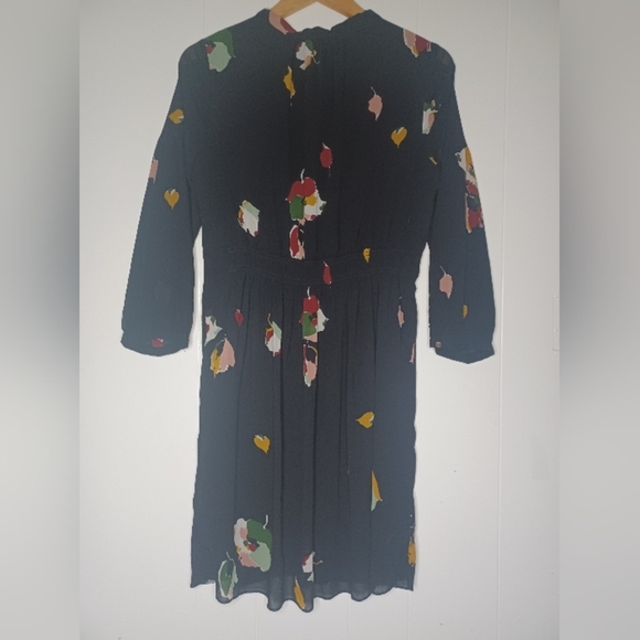 Madewell Black Dress with Colorful Floral Design - Picture 12 of 12